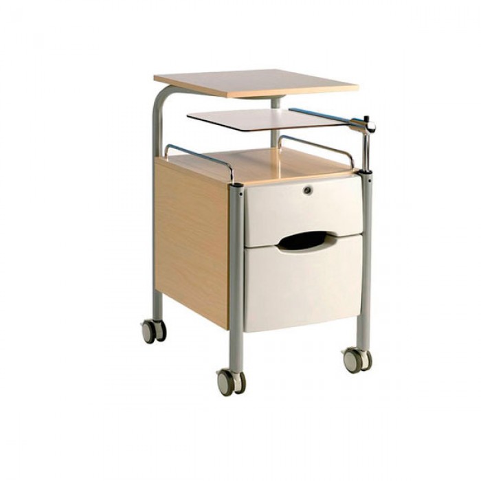 Тумбочка приліжкова Ada зі столиком, модель: Ada. Артикул 100009160. Виробник: Lojer (Фінляндія)